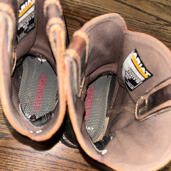 Ariat Work Steel Toe Boots Men’s 9 EE Wide ASTM F2413 Brown Western
